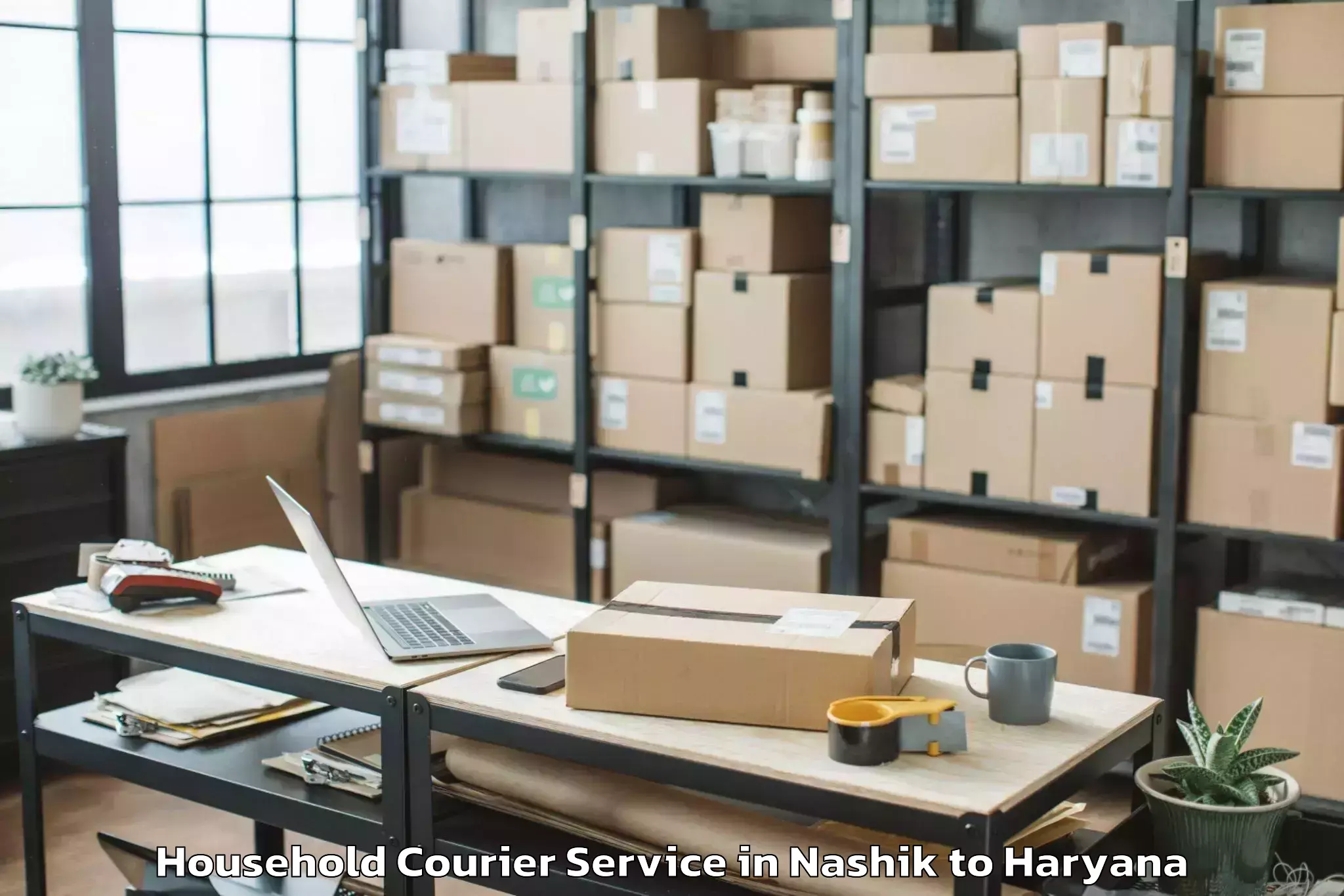 Book Nashik to Jind Household Courier Online